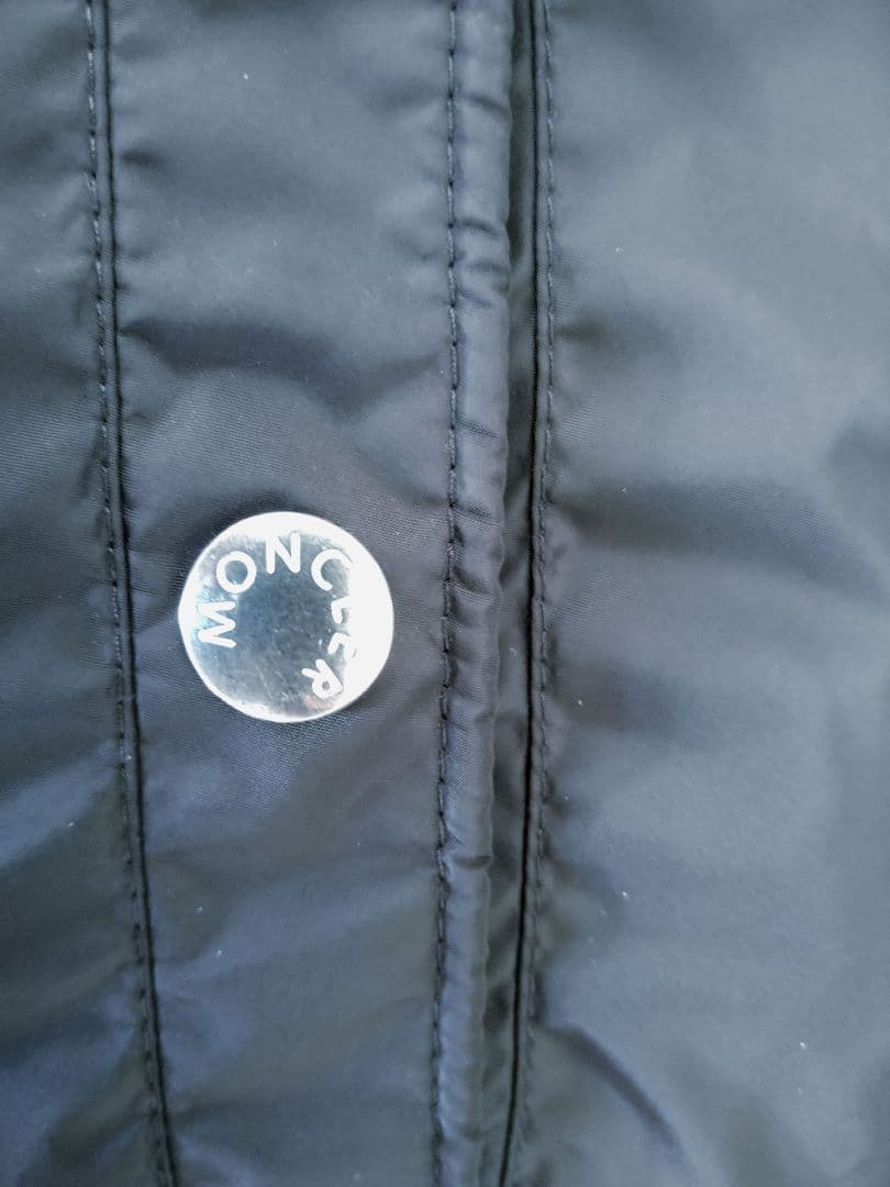 ブラック フード付き ナイロンコットンジャケット