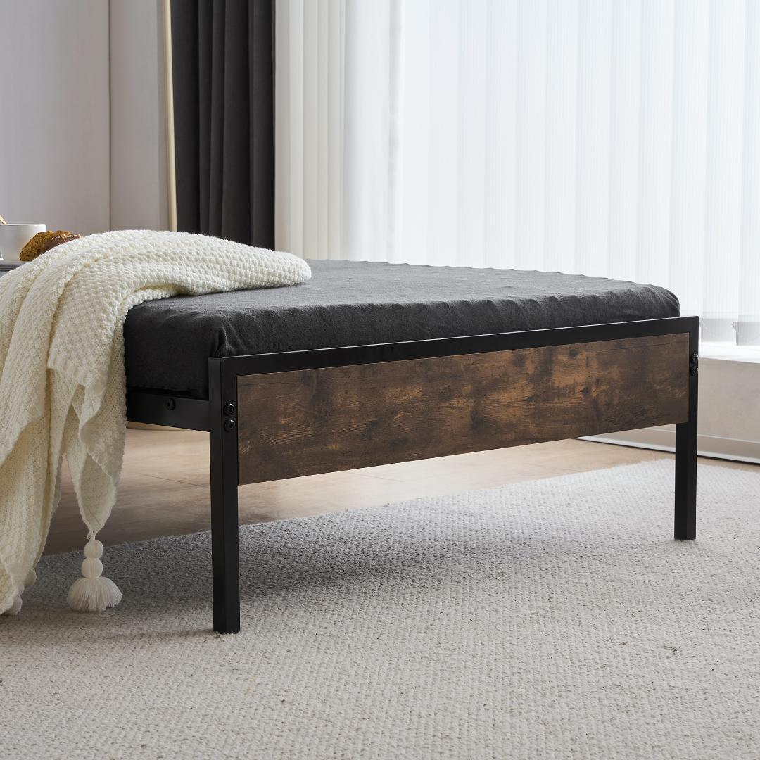 超赤字！D ベッドフレーム ダブル ダブルベッド パイプベッド コンセント付き