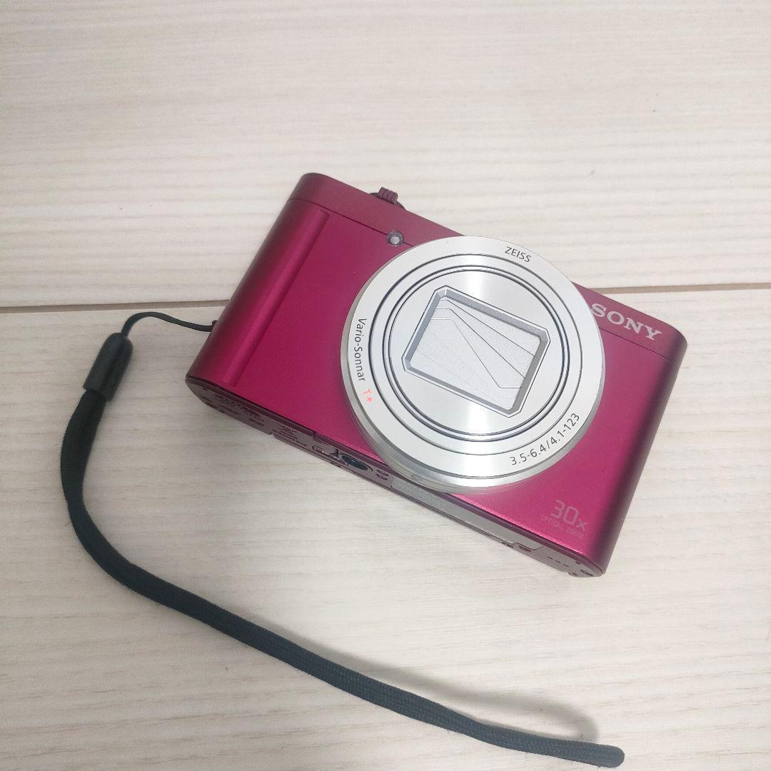 [極美品]SONY DSC-WX500 レッド コンパクトデジタルカメラ