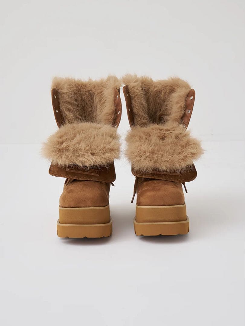 Darich ダーリッチ ライニングファーエンジニアブーツ キャメル Mサイズ