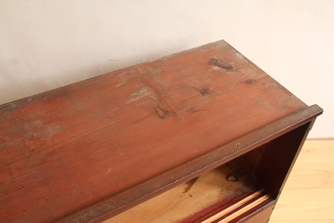 ローボード　2段　木製　収納棚　古道具　古家具　ビンテージ　アンティーク　レトロ