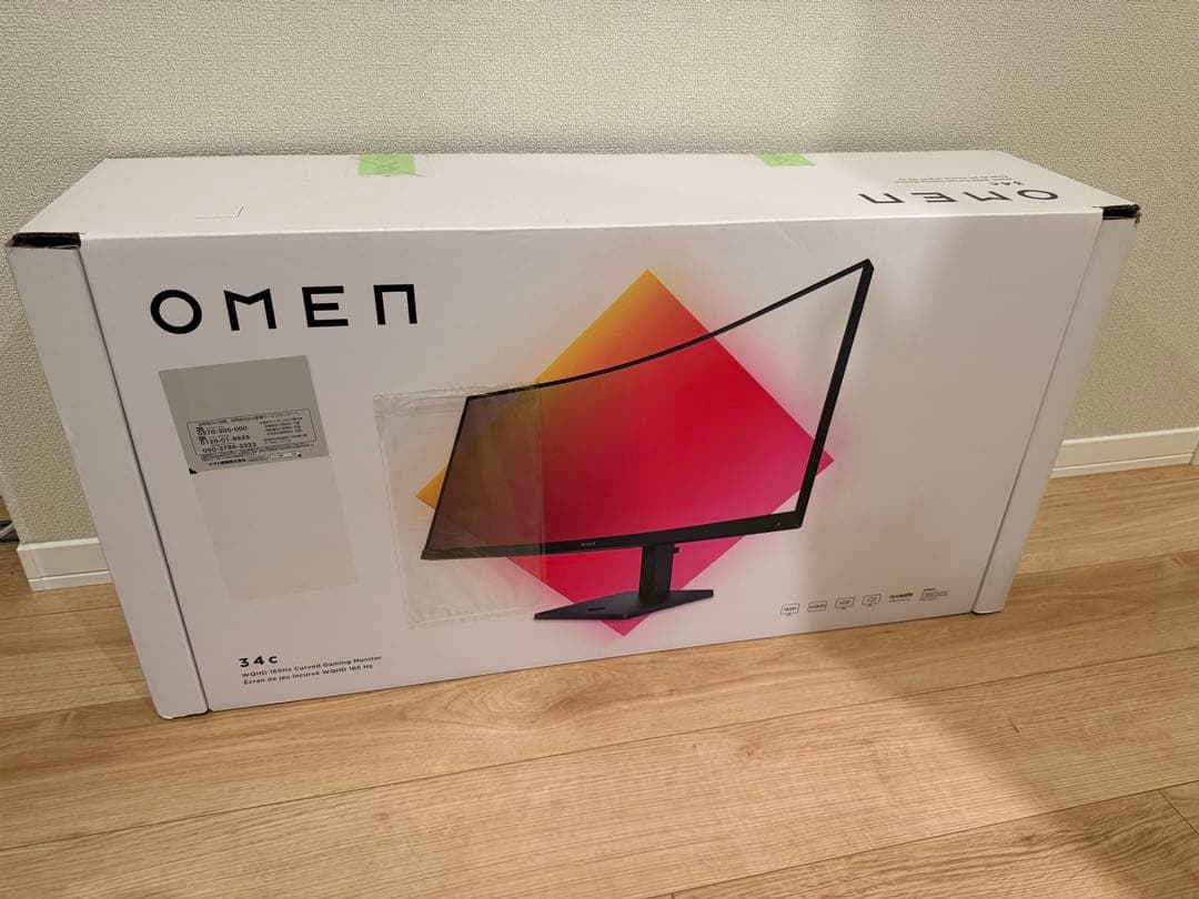 OMEN 34インチ 曲面ゲーミングモニター 34c