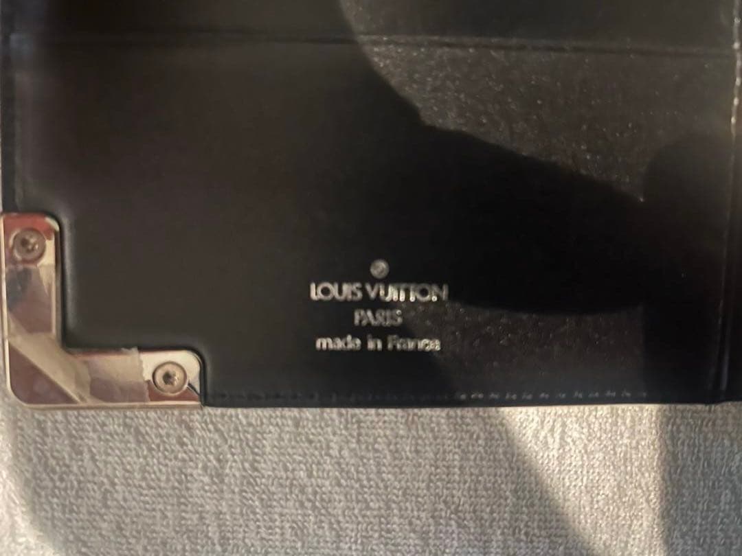 ルイヴィトンエピ黒い合成皮革 A5 た手帳リングバインダー