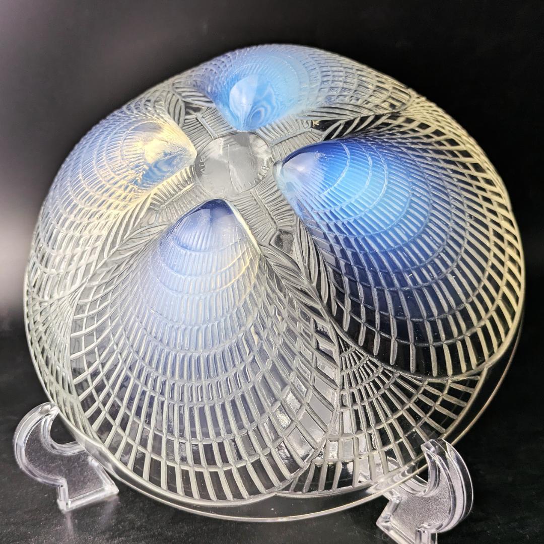 【光の表情】1924年ルネ・ラリック コキーユ 19㎝大鉢オパルセントアールデコ