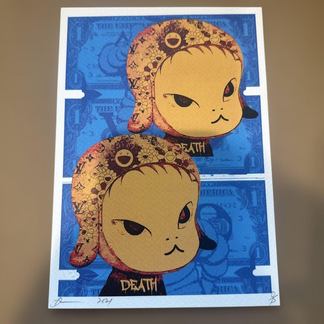 DEATH NYC 現代アートポスター　本物保証