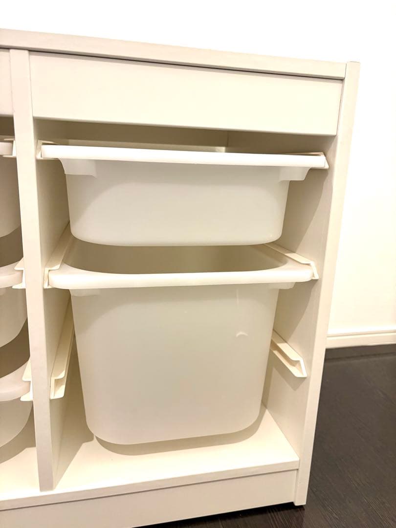 IKEA ★ トロファスト ホワイト 収納ボックス付き