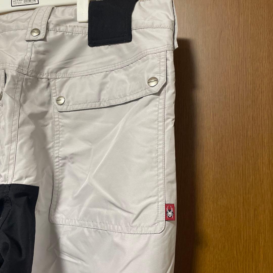 【サンプル品】SPYDER スノーパンツ ホワイト/グレー