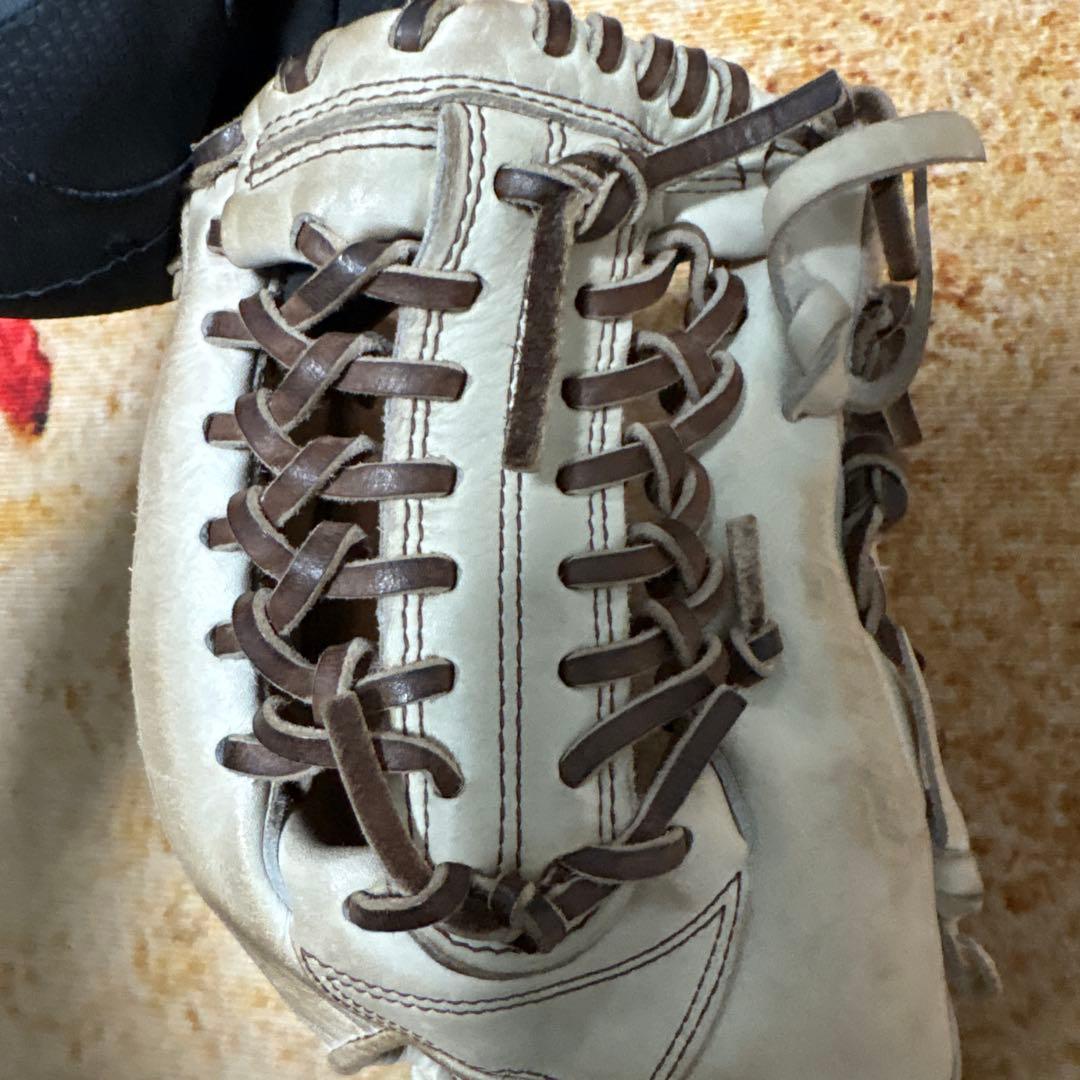 Mizuno Global Elite ホワイトグローブ 右投げ用