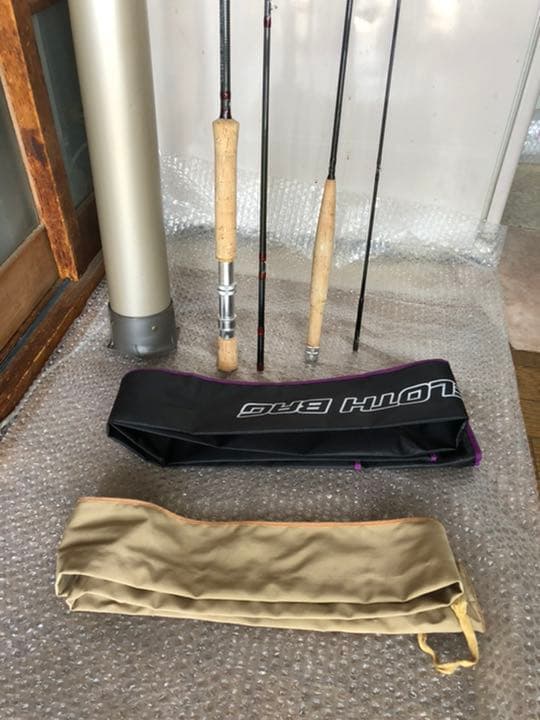 『匿名配送』フライフィッシングフライロッド9ft.#9&8ft5㌅(2ピース)