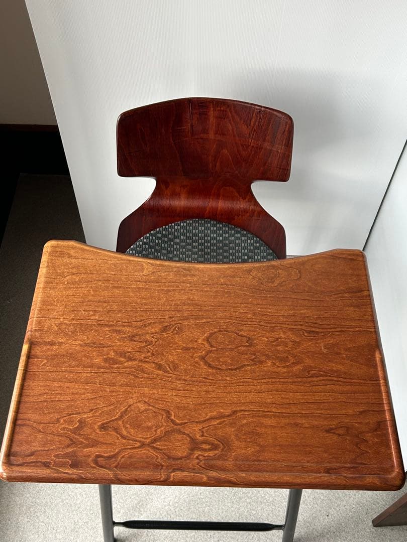 ドイツ　ヴィンテージ　FLOTOTTOフロトット デスク&チェア　学校　机　椅子