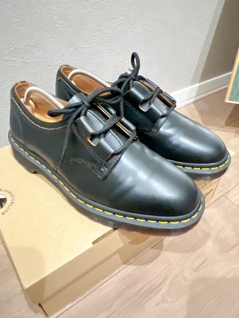 靴 Dr.Martens 1461 GHILLIE BLACK VINTAGE