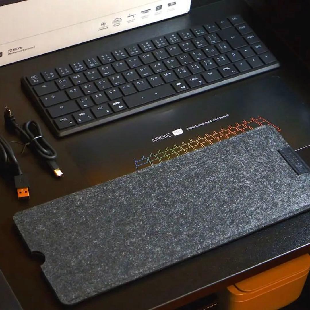 Mistel AIRONE PRO JIS配列 ブラック キーボード