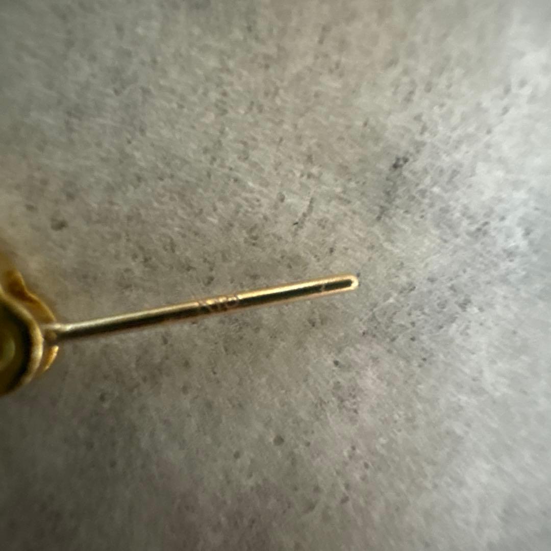 k18ゴールドフープピアス(両耳用)