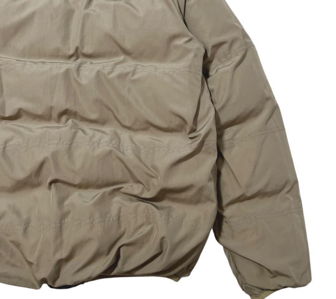 (1月末まで出品 )NIKE リバーシブルダウンジャケット カーキ/ベージュ L