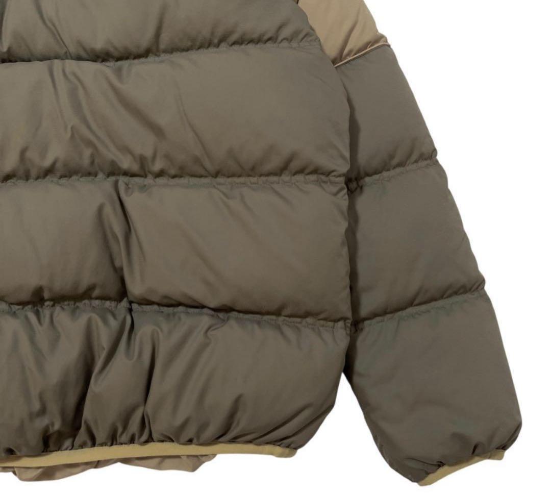 (1月末まで出品 )NIKE リバーシブルダウンジャケット カーキ/ベージュ L