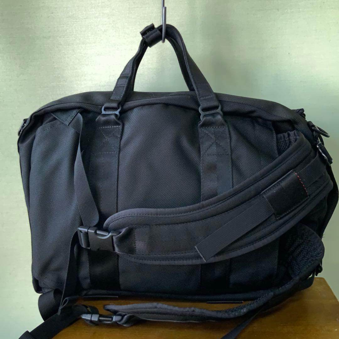 極美品 BEAMS PLUS別注 BRIEFING 3WAYバッグ 黒 米国製