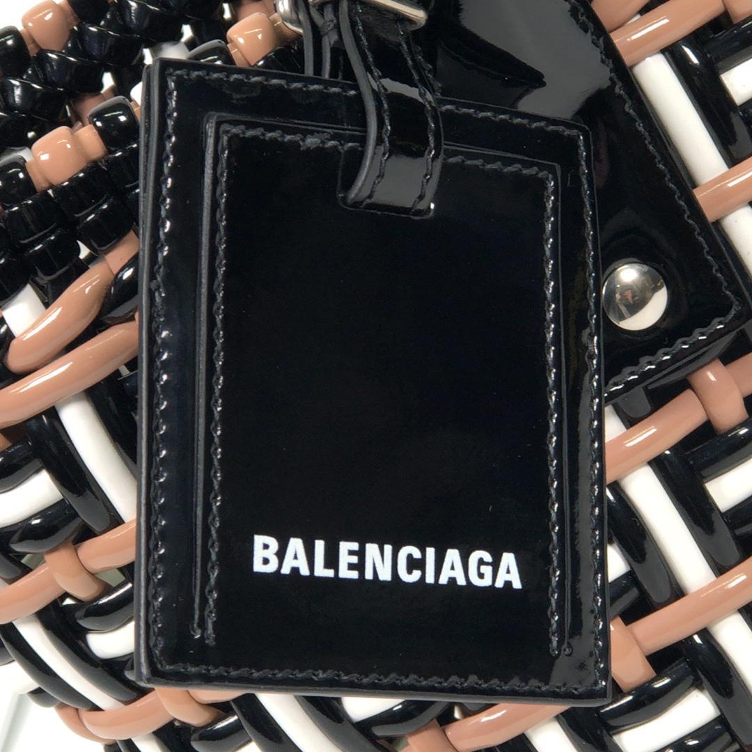 極美品 バレンシアガ　ビストロXS ストラップ付バスケット 671342