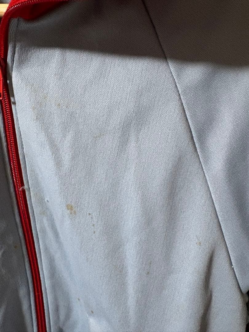 POWERS 80年代ジャージ上下セット 水色/赤 sサイズ