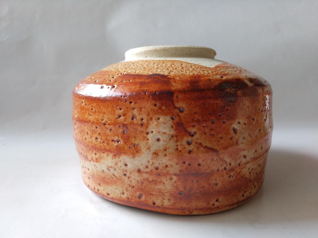 加藤秀山 紅志野 志野焼 志野茶碗 共箱 茶道具 茶器 茶碗 新品 未使用 美品