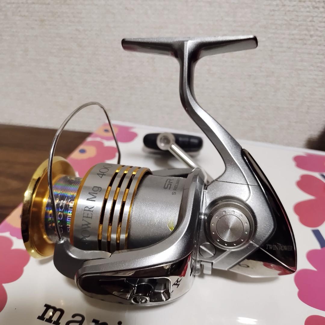 【美品】シマノ SD74H スピニングリール ツインパワーMG 4000