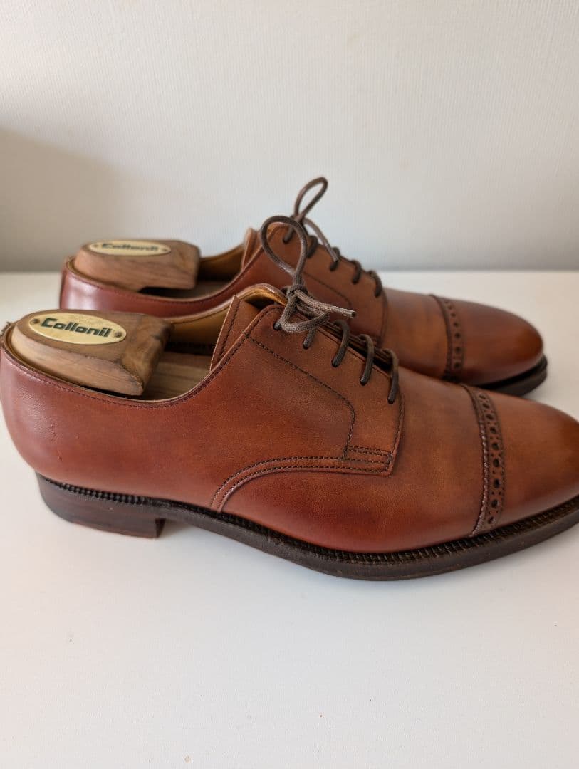 【美品】クロケット & ジョーンズ キャップトゥ 6E