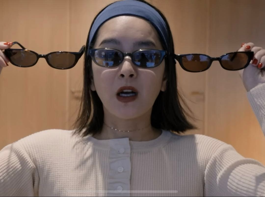 THE SHISHIKUI slim カーキ サングラス