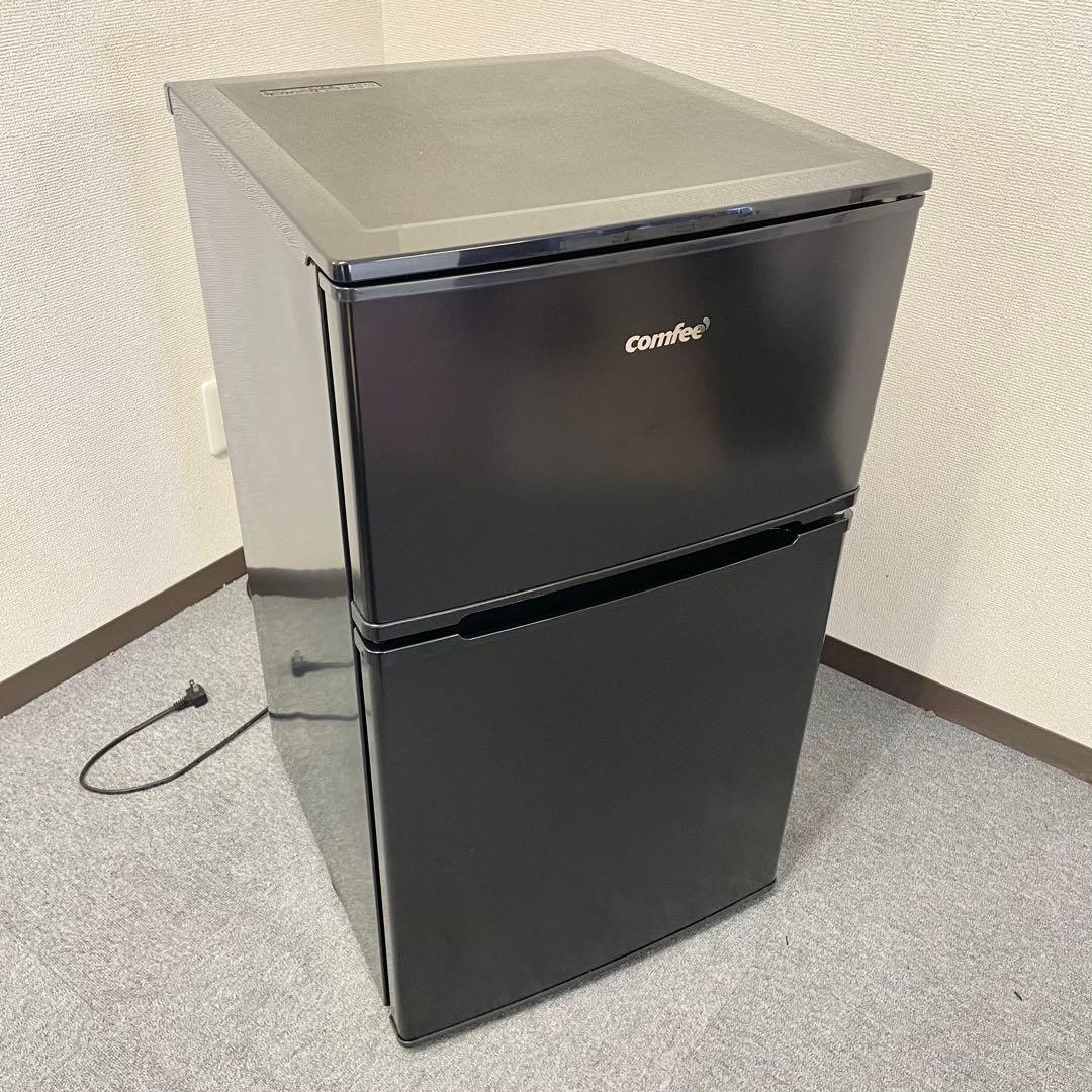 コンフィー 2ドア冷蔵庫 RCT90BL(E) 90L 2023年製