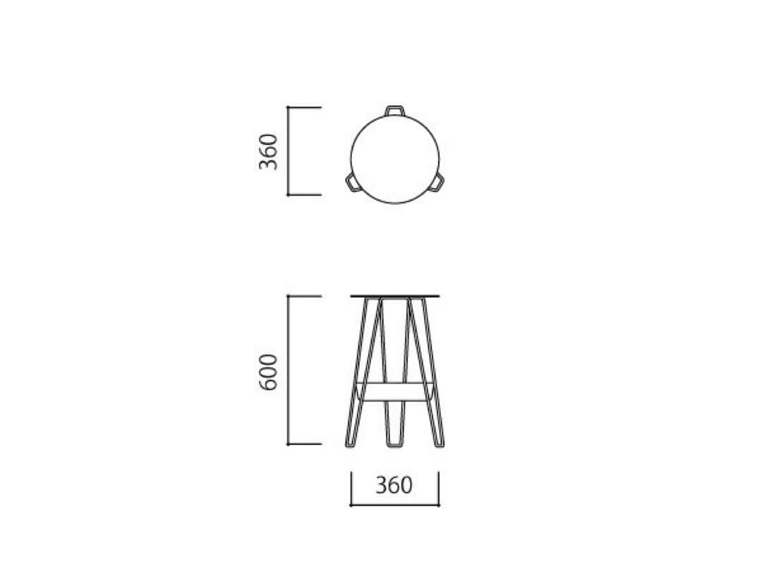 スチールラック・メタルラック WALLABY SIDE TABLE