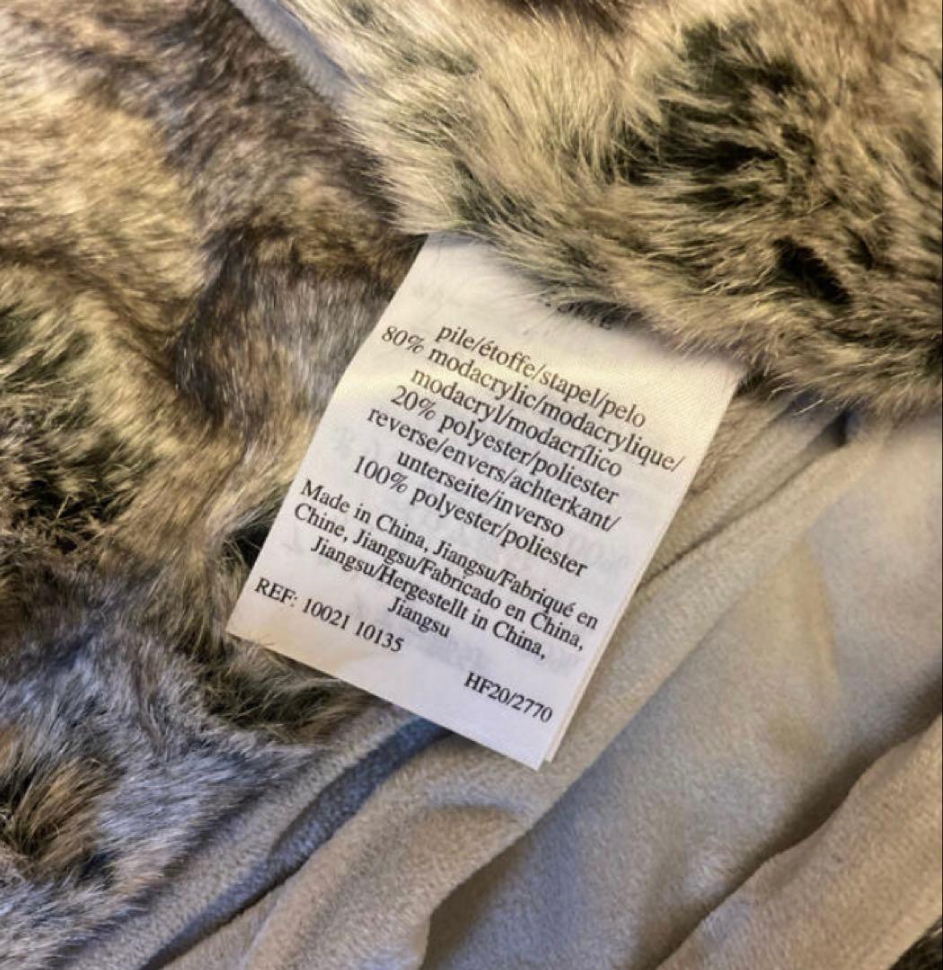 UK輸入　ローラアシュレイ ダートモア　スロー　フェイクファー　新品