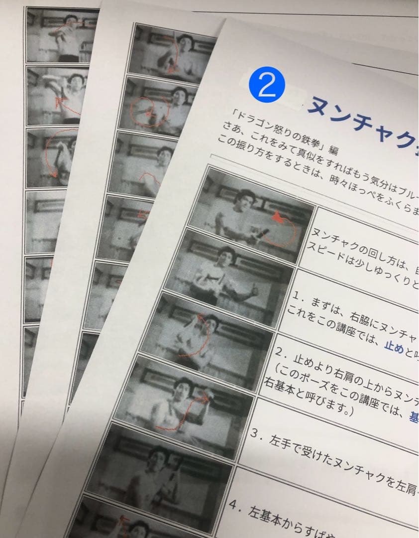 ⑤【 田中すみれ 】 「 燃えよドラゴン 」 レプリカ ヌンチャク