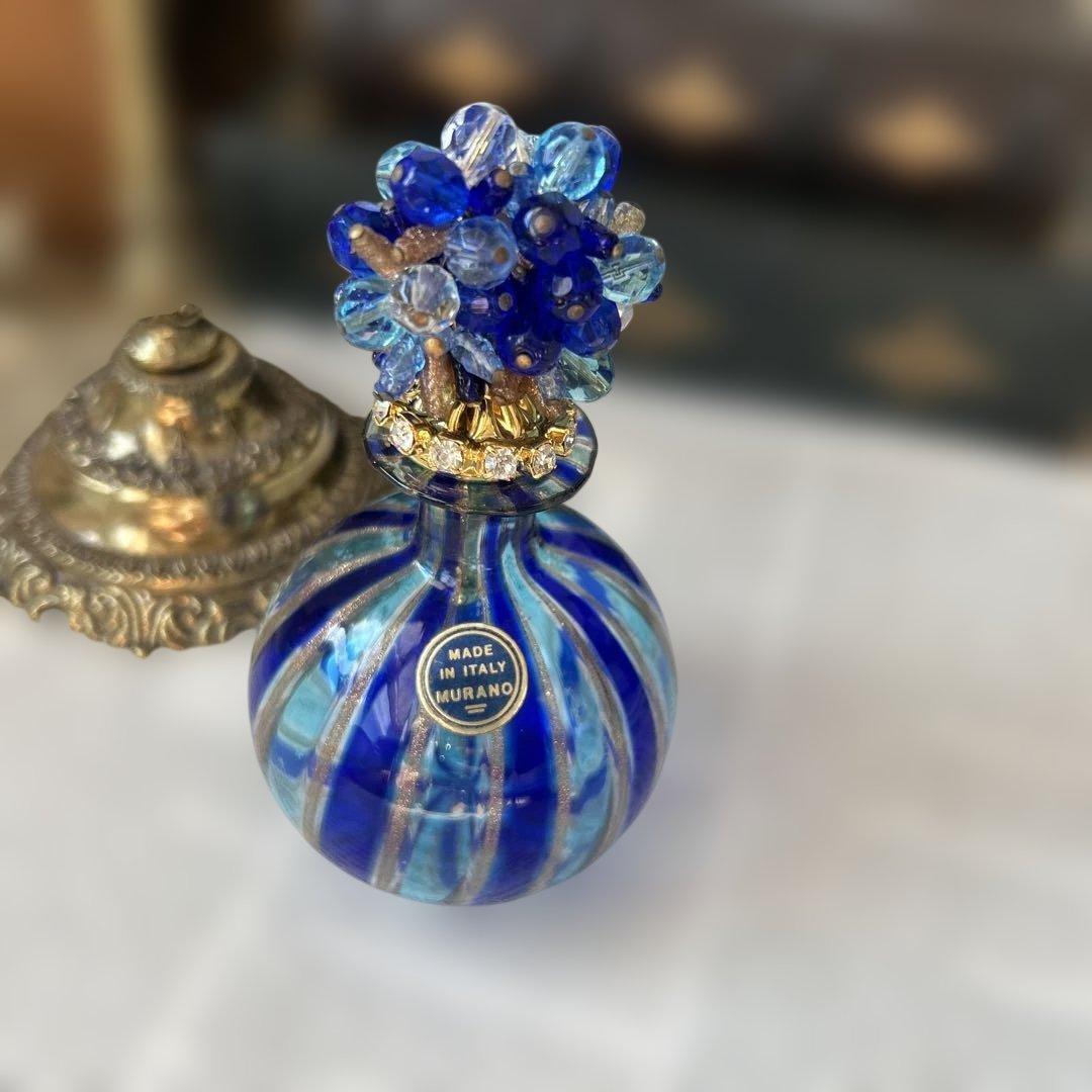 イタリア製ヴェネツィアンガラス ムラーノガラス 香水瓶