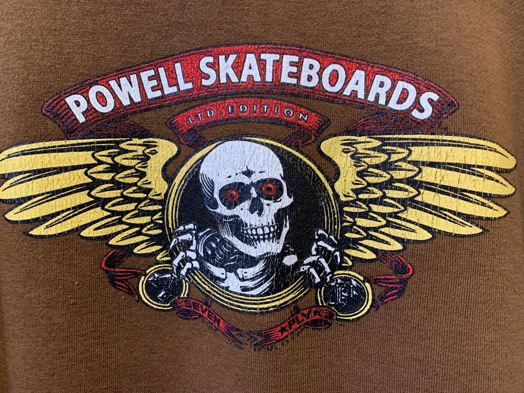 d*a様 パウエル★覗きボーン ブラウン powell スゥエット vintag