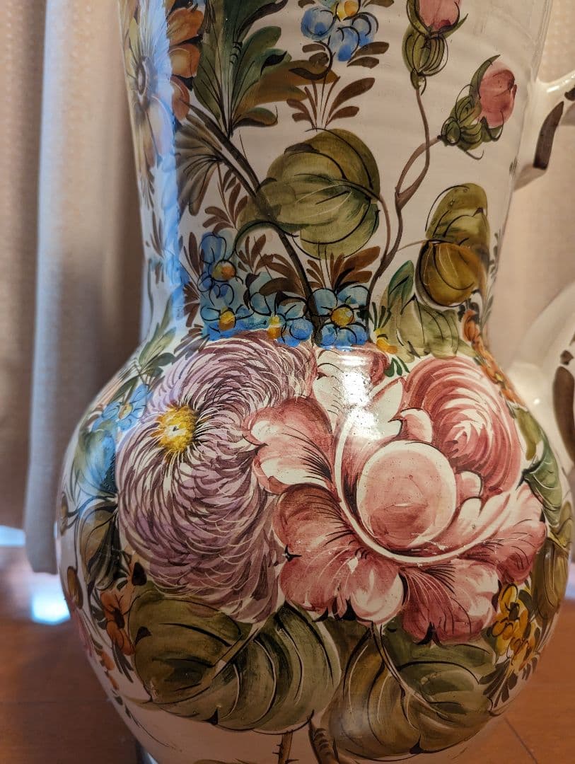 大型傘立て　アンティーク傘立て　陶器傘立て　壺　大型壺