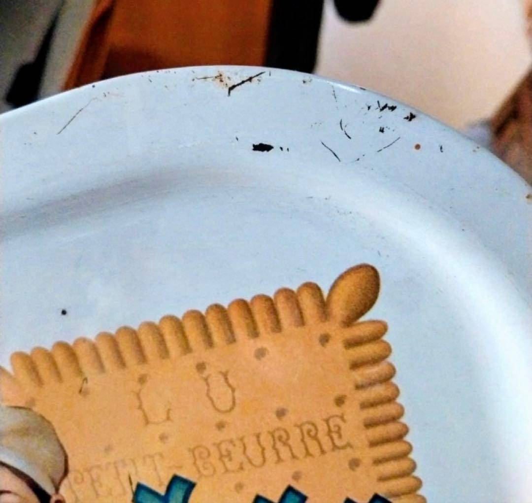 LUビスケット　Le Petit Ecolier トレイ フランスヴィンテージ