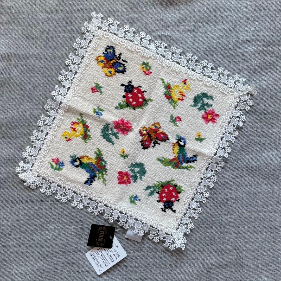 FEILER × 近沢レース店 ◆ ハイジ ハンカチ 2枚セット