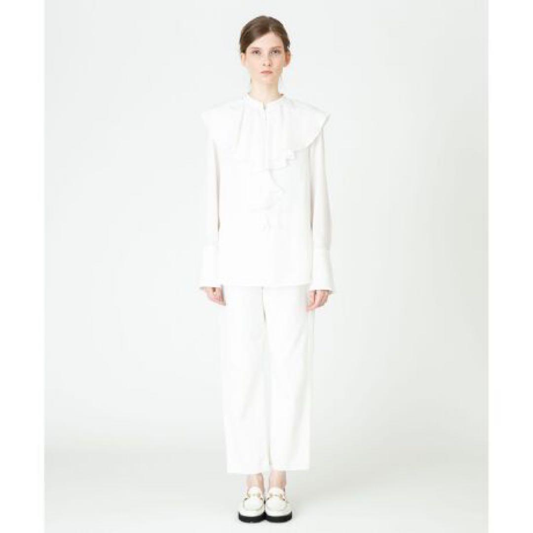 アルアバイル　ツイルラッフルスラッシュブラウス