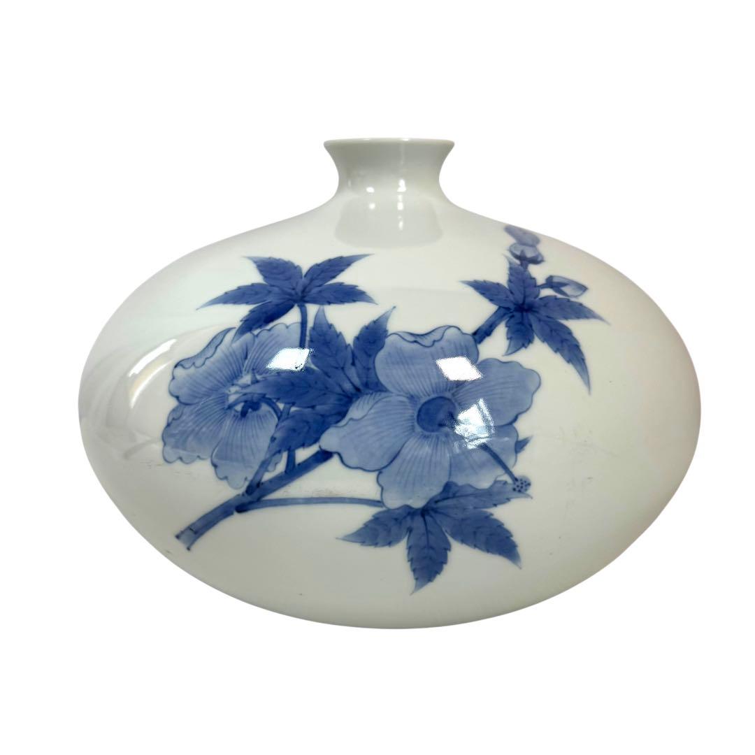 井上萬二　壺　有田焼　人間国宝