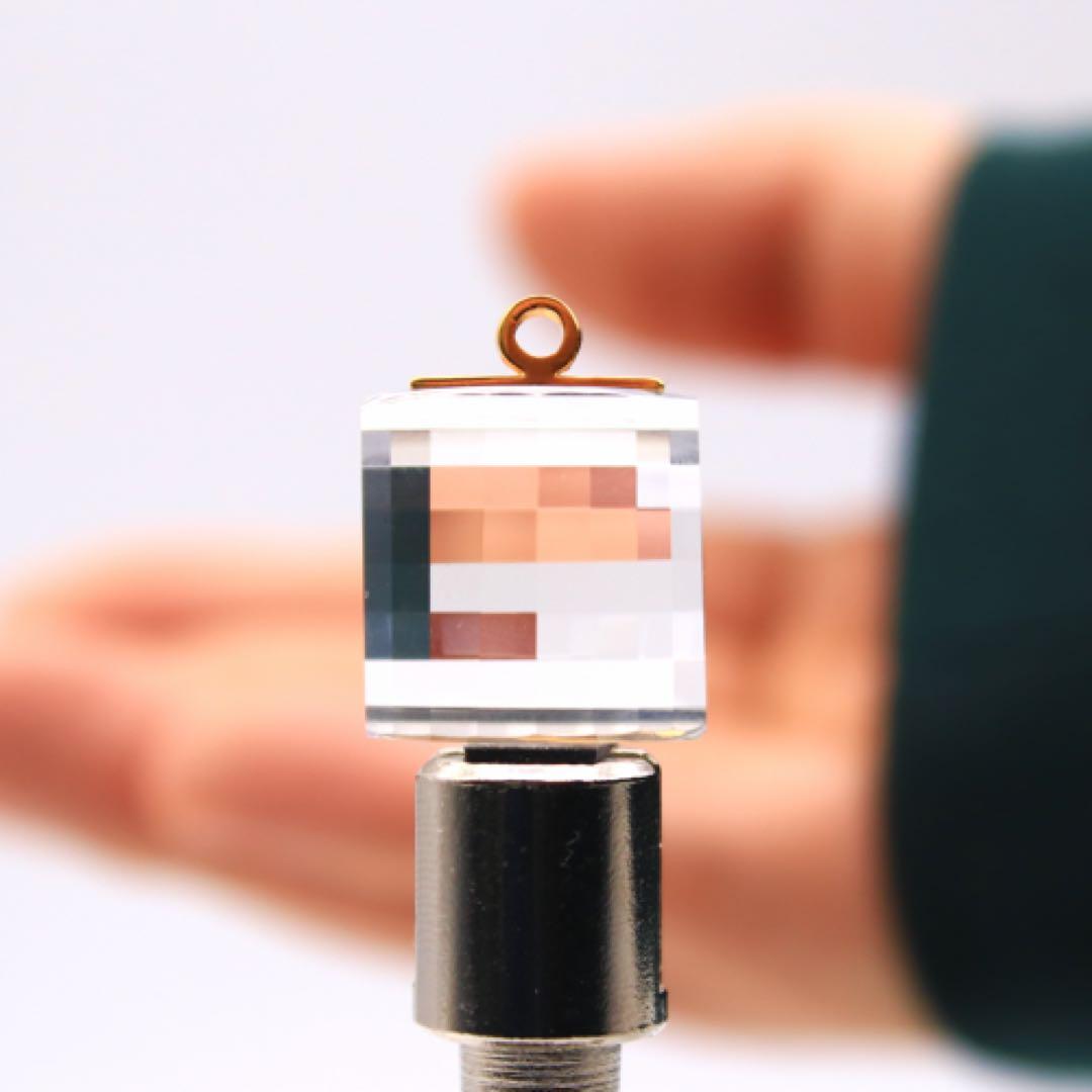 ピクセルミラー A品 天然水晶 ネックレス 依田貴石 ペンダントトップ