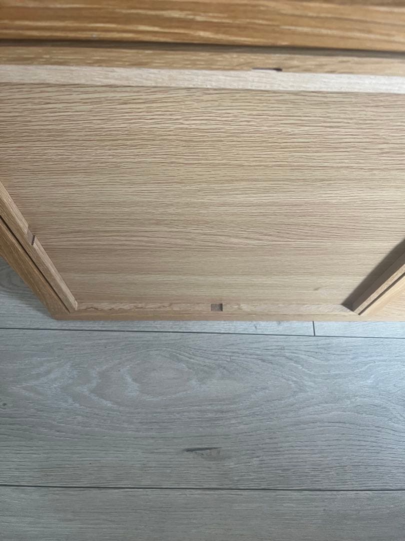 無印良品　スタッキングシェルフ 2段×4列、引き出しチェストセット（オーク材）