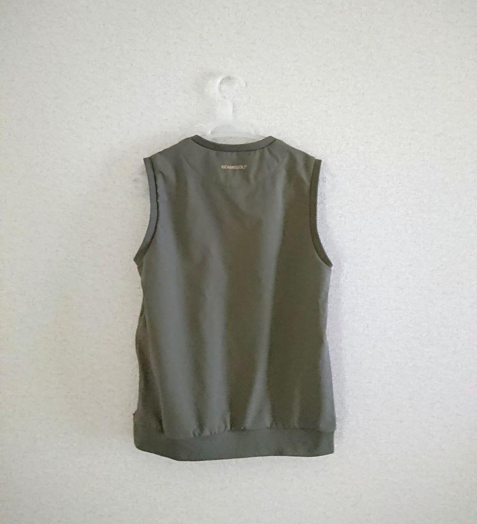 BEAMSP GOLE URPLE LABEL・ストレッチ クロスVネックベスト
