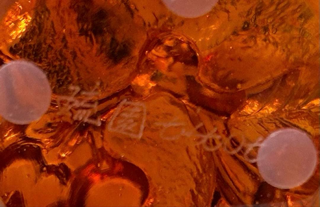 ※元箱付属未使用保管品　琉園 Tittot クリスタルガラス バード 置物