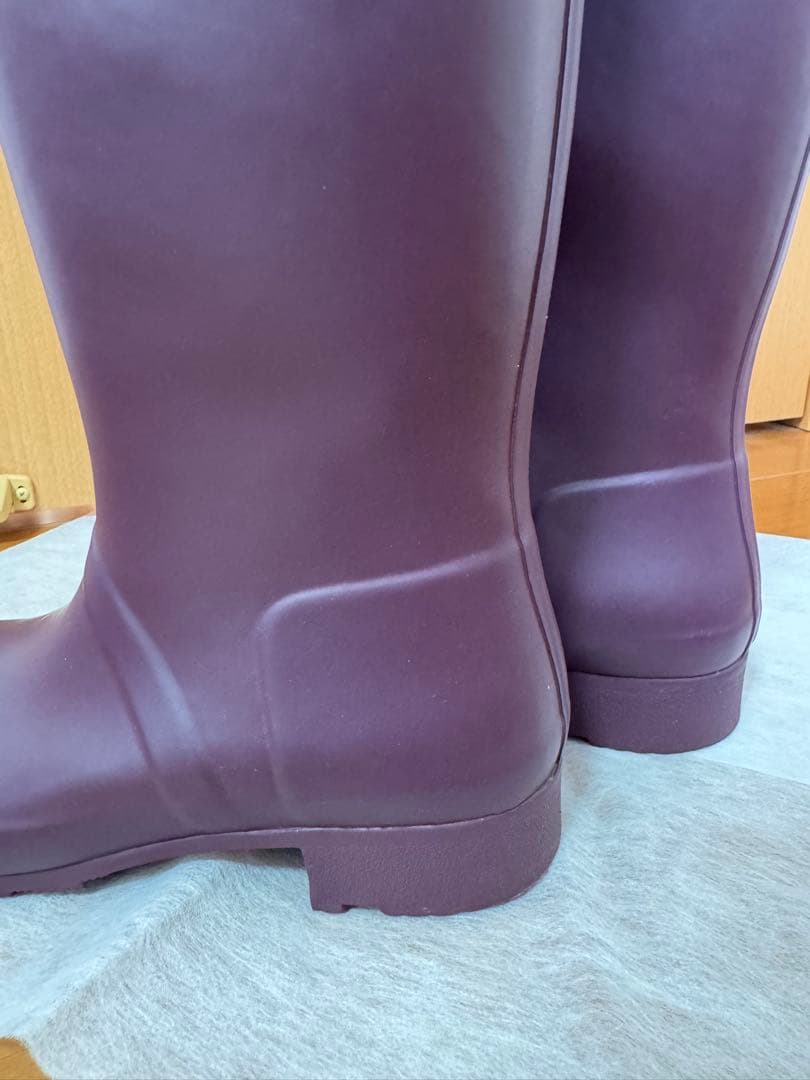 HUNTERオリジナルトールロングブーツUK6/US7M/8F/EU39パープル