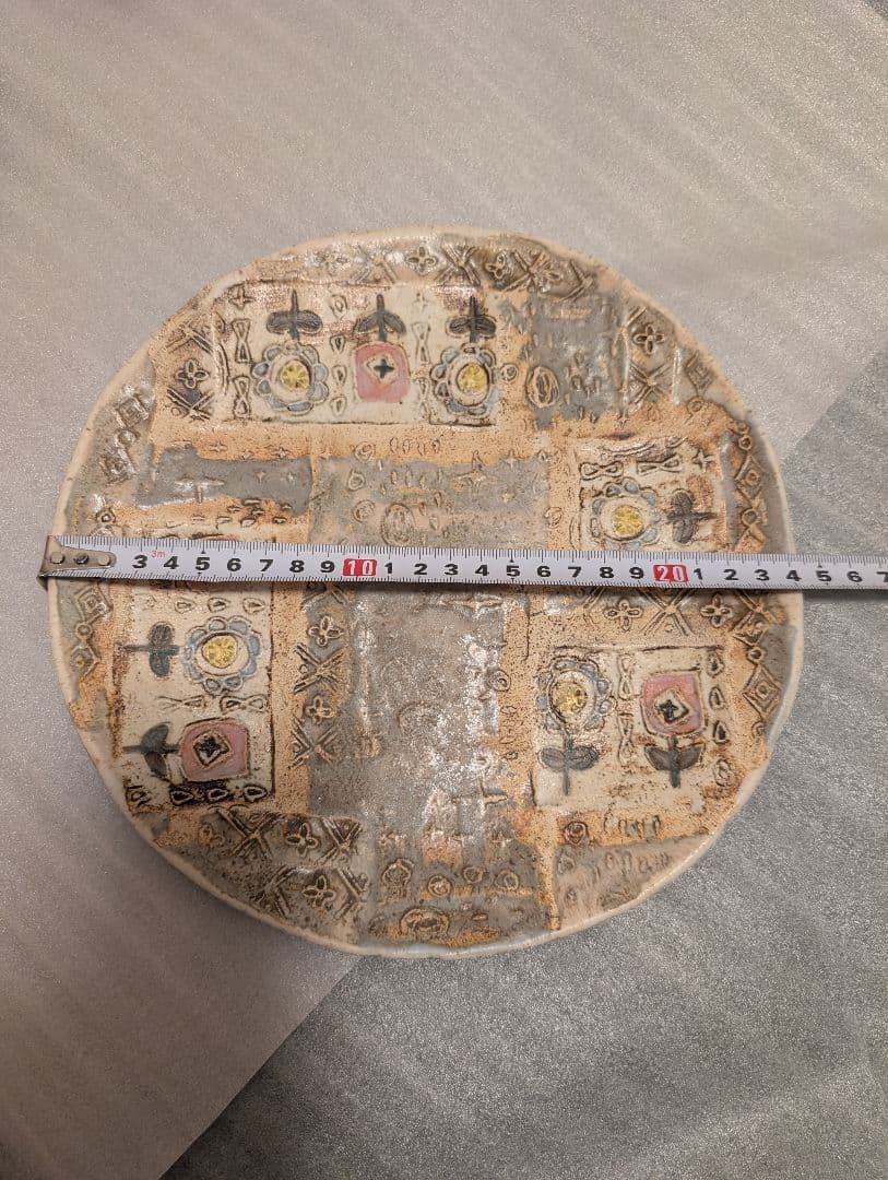 本田あつみ　大皿　ワイルドフラワー　超希少