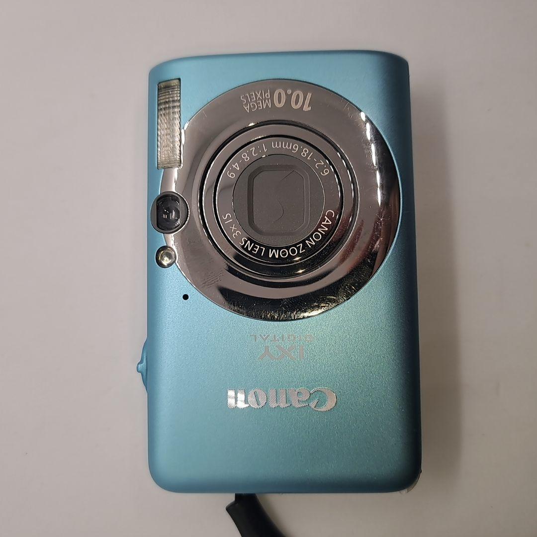 Canon IXY DIGITAL 110 IS デジカメ コンデジ 青 ブルー
