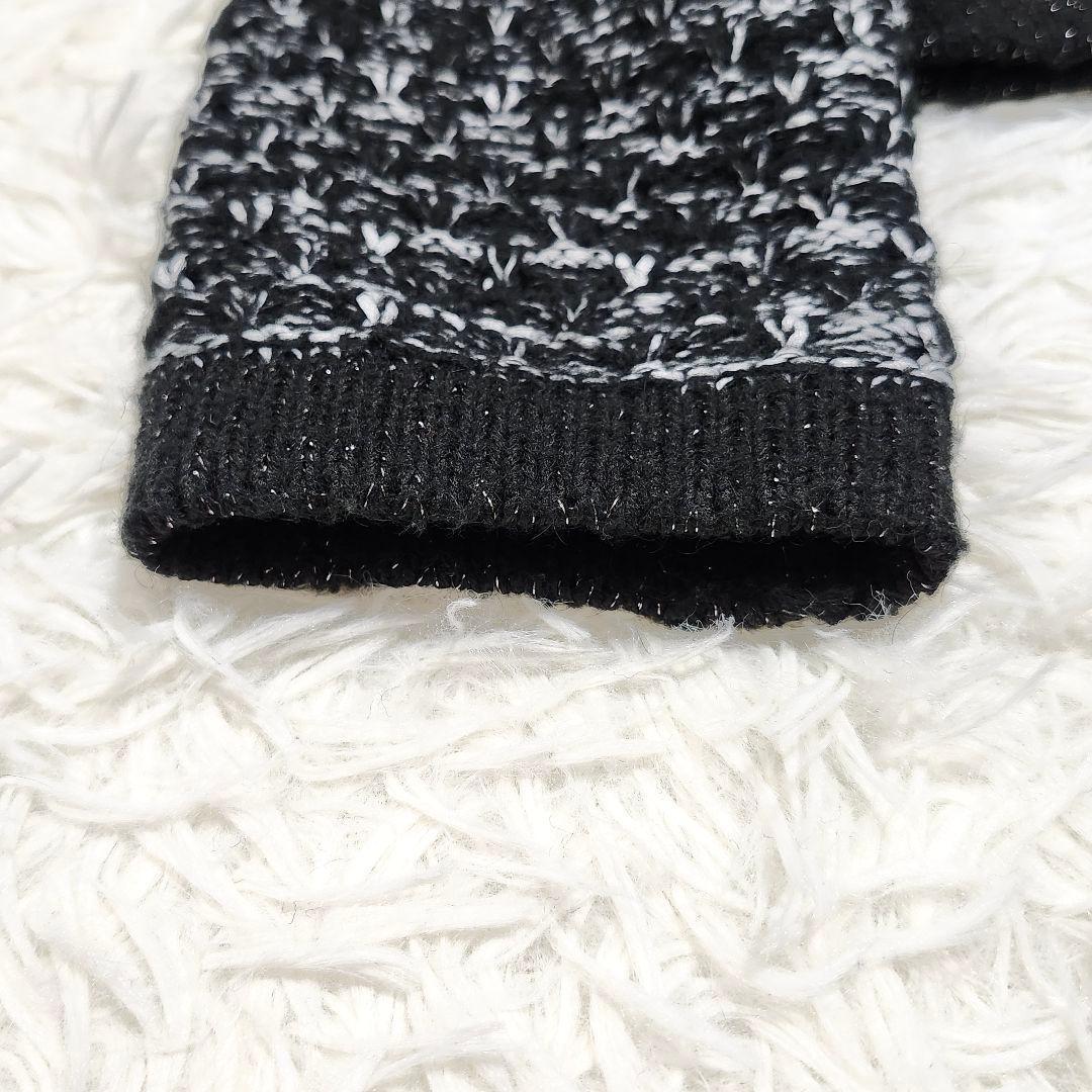 アルアバイル　フリゼツイーディクルーニットジャケット　ノーカラー　金ボタン　2