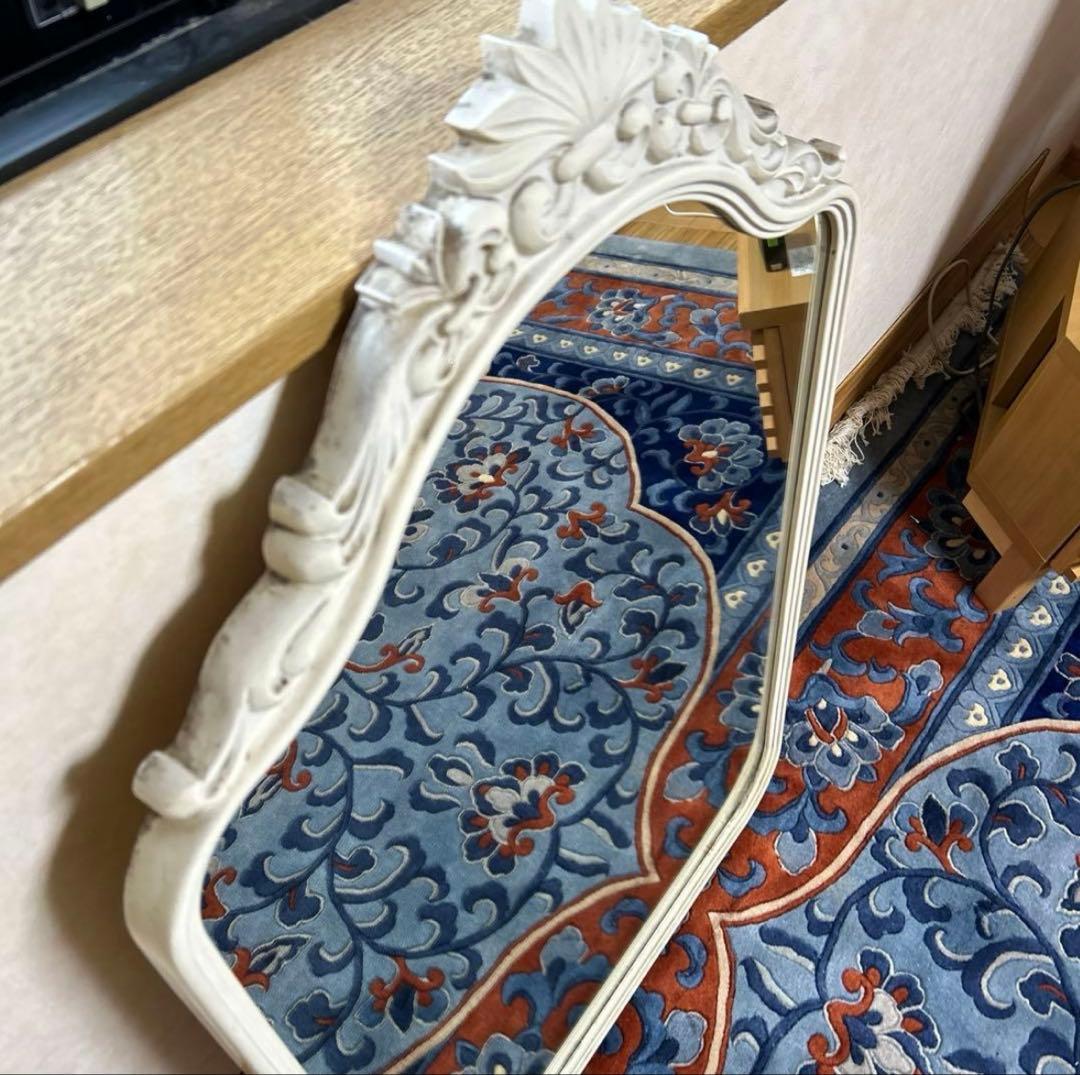 店舗什器アンティーク　mirror 美容院　鏡