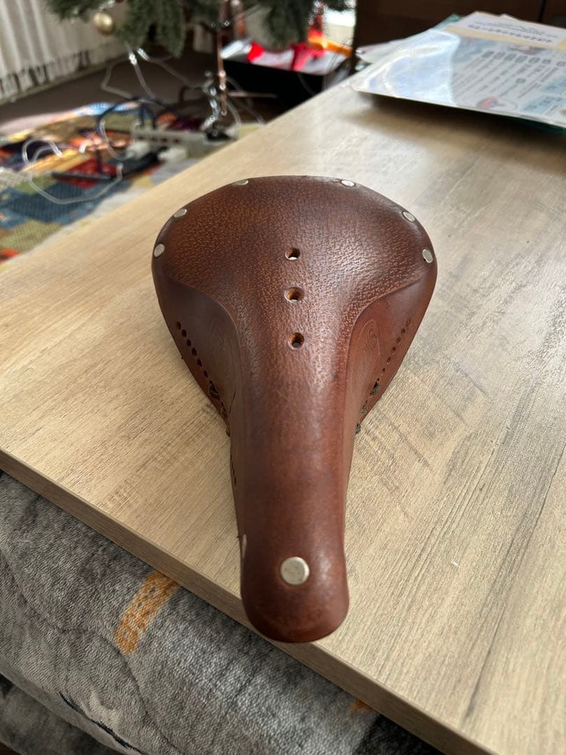 off　Brooks レザーサドル ブラウン　袋付き