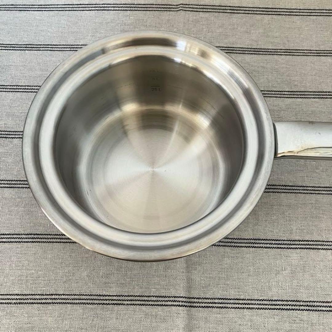 【 美品 】レインボークッカー プレミアム 片手鍋 13cm 蓋付き