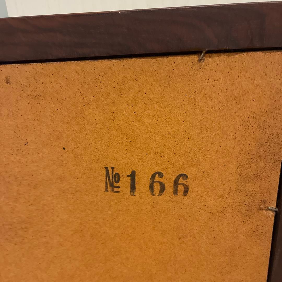 ローズウッド　壁掛けミラー　鏡 アンティーク