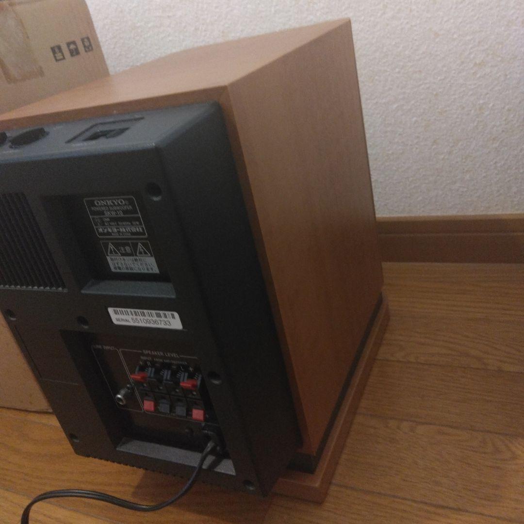 スピーカー　サブウーファー　ONKYO SKW-10　【動作確認済　美品】